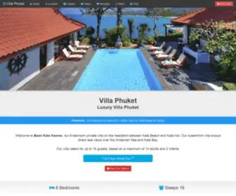 Villaphuket.com(Villa Phuket) Screenshot