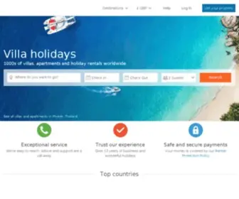 Villarenters.com(Book villa holidays with Clickstay) Screenshot