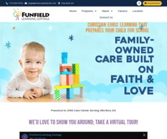 Villaricachildcare.com(The Funfield Learning Cottage) Screenshot