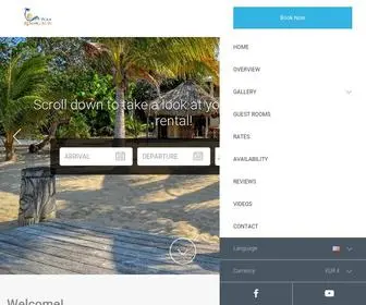 Villarisingsun.com(Villa Rising Sun Hopkins Belize Beach Vacation Rental) Screenshot