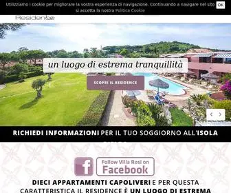 Villarosi.it(Residence Villa Rosi) Screenshot