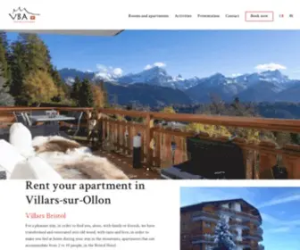 Villarsbristol.com(Louez votre appartement à Villars) Screenshot