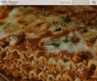 Villarusticatrattoria.com(Villa Rustica) Screenshot