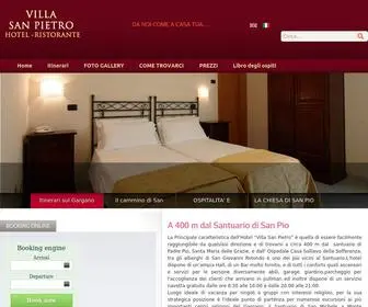 Villasanpietro.com(Hotel San Giovanni Rotondo) Screenshot