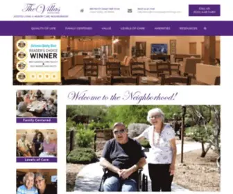 Villasatgreenvalley.com(Assisted Living and Memory Care Neighborhood) Screenshot