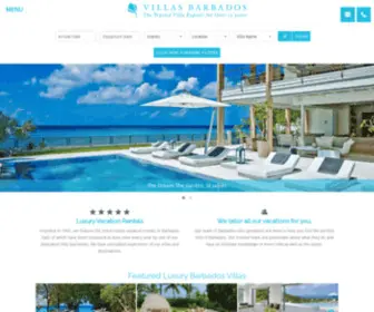 Villasbarbados.com(Villas Barbados) Screenshot