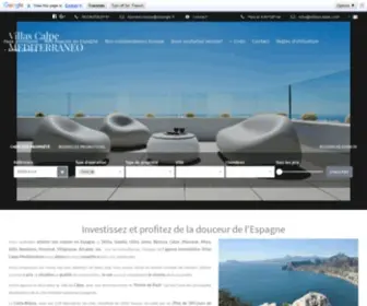 Villascalpe.com(Mediterráneo) Screenshot
