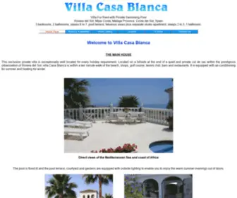 Villascostadelsol.net(Villa For Rent Costa del Sol) Screenshot