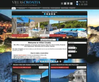 Villascroatia.net(Villas Croatia) Screenshot