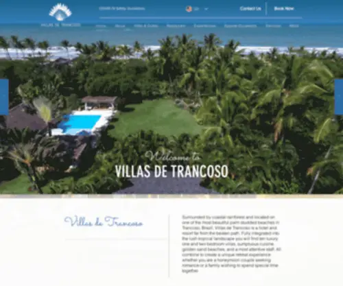 Villasdetrancoso.com(Luxury Hotel and Resort) Screenshot