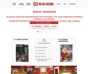 Villasgaleria.hu Screenshot