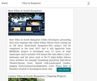 Villasinbangalore.co.in(Villas In Bangalore) Screenshot