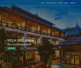 Villasirilanna.com(Villa Sirilanna Hotel) Screenshot