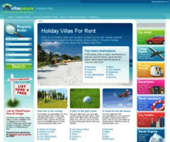 Villaspeople.com(Vacation Villas) Screenshot