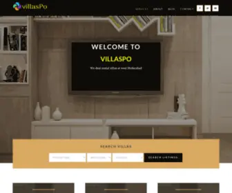 Villaspo.com(Gated community villas rental services at west Hyderabad) Screenshot