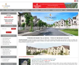 Villasvinhomesriverside.com(Vinhomes Riverside Villas) Screenshot