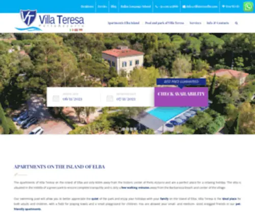 Villateresaelba.com(Ferienwohnungen Insel Elba in Villa Teresa) Screenshot