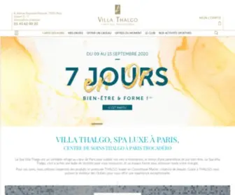 Villathalgo.com(Villa Thalgo Club & Spa) Screenshot