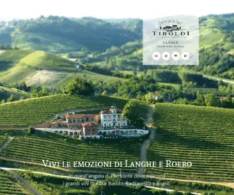 Villatiboldi.com(Vivi le emozioni di Langhe e Roero in quest'angolo di Piemonte dove nascono i grandi vini di Alba) Screenshot