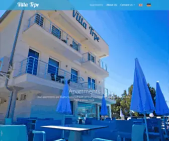 Villatrpe.com(Visit Villa Trpe at the shore of Ohrid Lake and have your unforgettable peaceful vacation) Screenshot