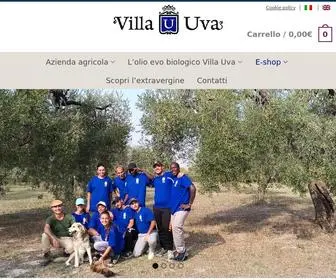 Villauva.it(Villa Uva olio Extravergine di oliva Biologico) Screenshot