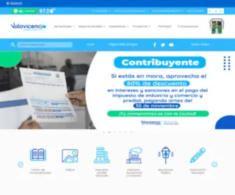 Villavicencio.gov.co(Portal oficial del municipio de Villavicencio) Screenshot