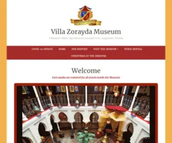 Villazorayda.com(A Historic Gilded Age Museum Located in St) Screenshot