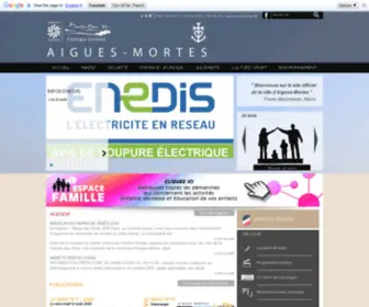 Ville-Aigues-Mortes.fr(Ville d'Aigues) Screenshot