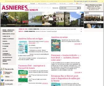 Ville-Asnieressurseine.fr(Site de la ville d'Asnières) Screenshot