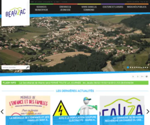 Ville-Beauzac.fr(Site de la commune) Screenshot
