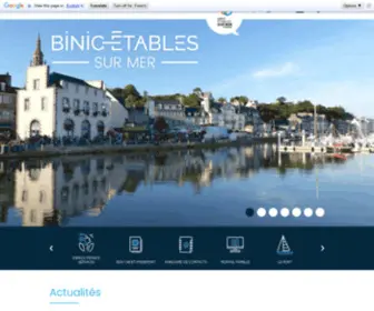 Ville-Binic.fr(Accueil) Screenshot