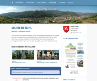 Ville-Buhl.fr(Site officiel de la mairie de Buhl (Haut) Screenshot