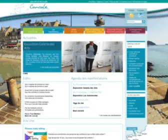 Ville-Cancale.fr(Site officiel de la mairie de Cancale) Screenshot