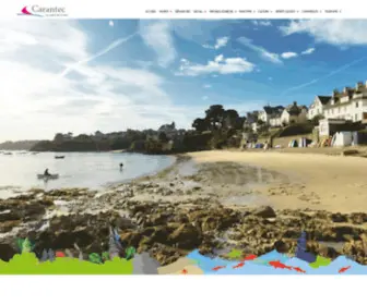 Ville-Carantec.com(Accueil Mairie) Screenshot