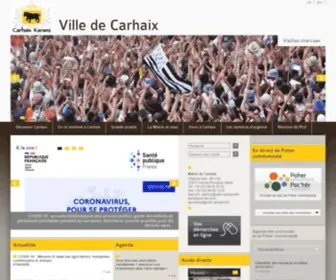 Ville-Carhaix.bzh(Site officiel de la ville de Carhaix) Screenshot