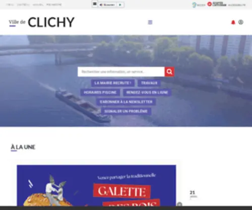 Ville-Clichy.fr(Actualités) Screenshot