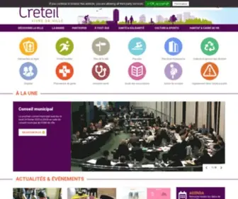 Ville-Creteil.fr(Ville de Créteil) Screenshot