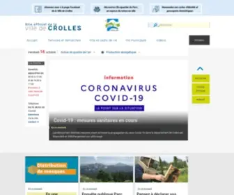 Ville-Crolles.fr(Bienvenue sur le site officiel de ville de Crolles) Screenshot