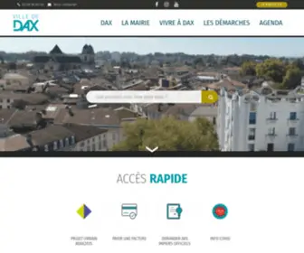 Ville-DE-Dax.fr(Site officiel de la Ville de Dax) Screenshot