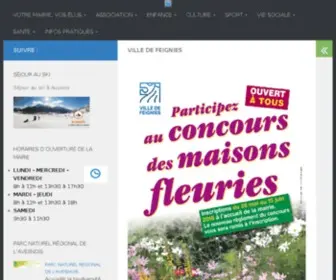 Ville-Feignies.fr(Ville de Feignies) Screenshot