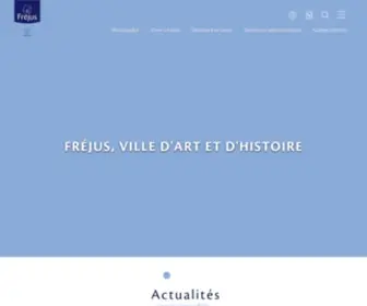 Ville-Frejus.fr(Site officiel de la ville de Fréjus) Screenshot