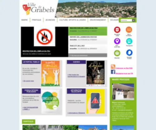 Ville-Grabels.fr(Ville de Grabels) Screenshot
