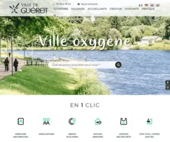 Ville-Gueret.fr(Site officiel) Screenshot