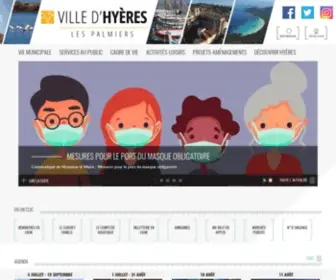 Ville-Hyeres.fr(Ville de Hyères) Screenshot