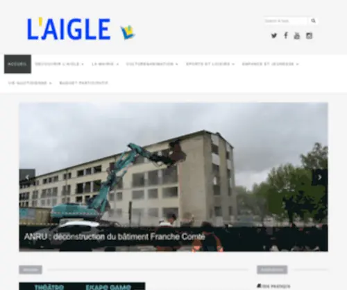 Ville-Laigle.fr(Ville de L'Aigle) Screenshot