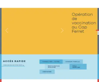 Ville-Lege-Capferret.fr(Lège Cap Ferret) Screenshot