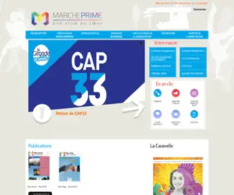 Ville-Marcheprime.fr(Ville de Marcheprime) Screenshot