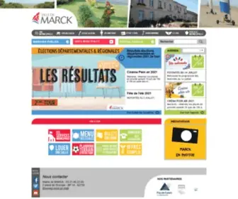 Ville-Marck.fr(Accueil) Screenshot