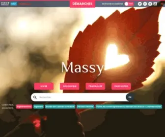 Ville-Massy.fr(Ville de Massy) Screenshot