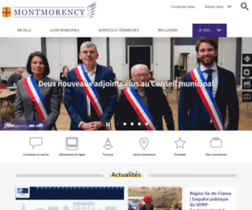 Ville-Montmorency.fr(Ville Montmorency) Screenshot